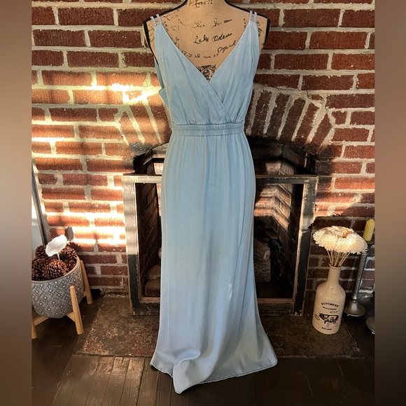 HOLDING HORSES Dresses & Skirts - anthropologie/holding horses denim maxi dress